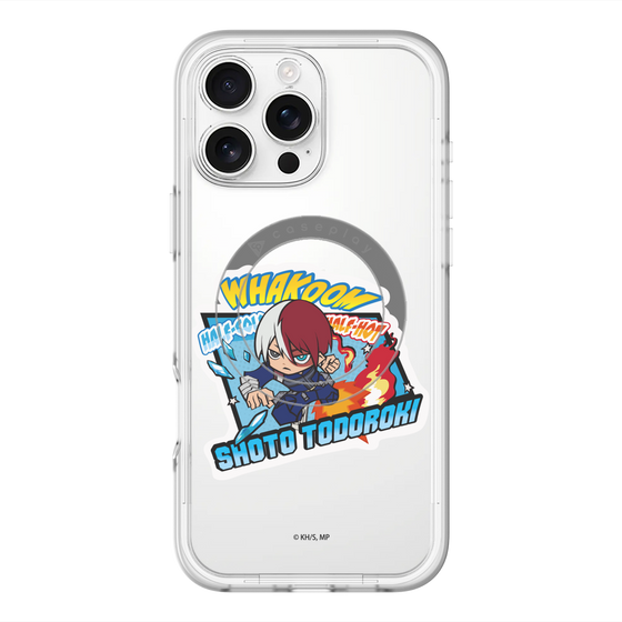 スリムプロテクションプレミアムケース with MagSafe［ 僕のヒーローアカデミア - ミニキャラ - 轟 焦凍 ］