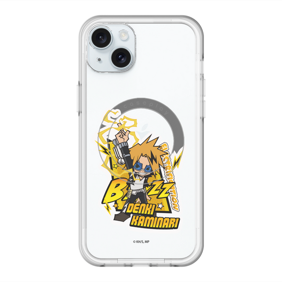 スリムプロテクションプレミアムケース with MagSafe［ 僕のヒーローアカデミア - ミニキャラ - 上鳴 電気 ］