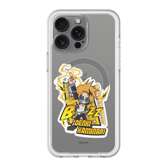 スリムプロテクションプレミアムケース with MagSafe［ 僕のヒーローアカデミア - ミニキャラ - 上鳴 電気 ］