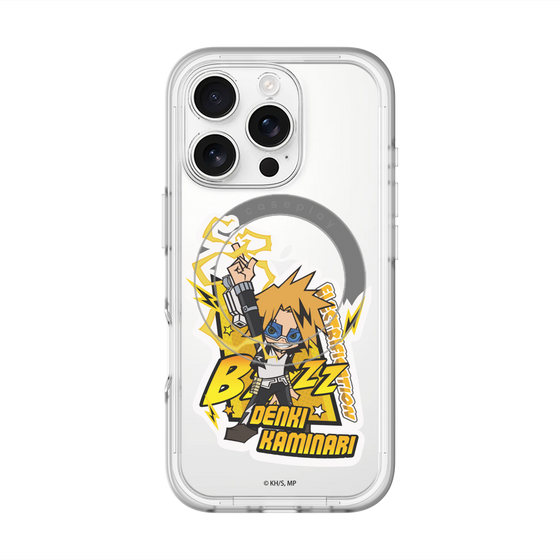 スリムプロテクションプレミアムケース with MagSafe［ 僕のヒーローアカデミア - ミニキャラ - 上鳴 電気 ］