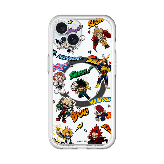 スリムプロテクションプレミアムケース with MagSafe［ 僕のヒーローアカデミア - アメコミ ］