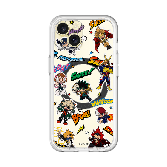 スリムプロテクションプレミアムケース with MagSafe［ 僕のヒーローアカデミア - アメコミ ］