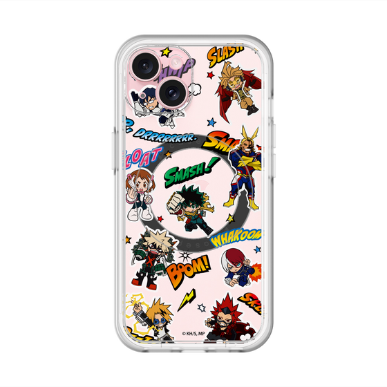 スリムプロテクションプレミアムケース with MagSafe［ 僕のヒーローアカデミア - アメコミ ］