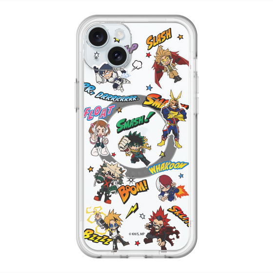 スリムプロテクションプレミアムケース with MagSafe［ 僕のヒーローアカデミア - アメコミ ］