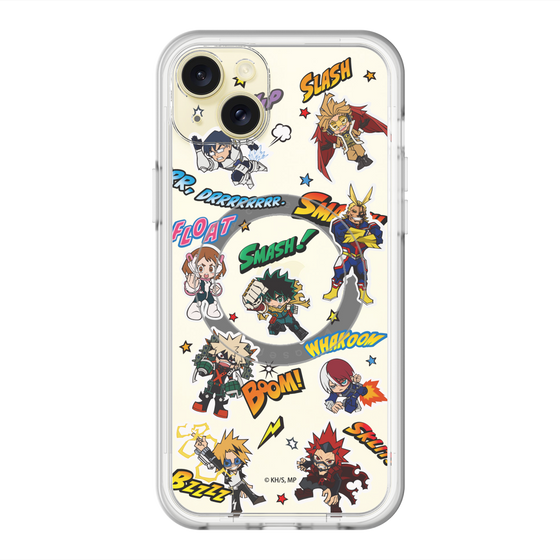 スリムプロテクションプレミアムケース with MagSafe［ 僕のヒーローアカデミア - アメコミ ］