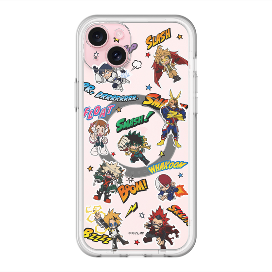 スリムプロテクションプレミアムケース with MagSafe［ 僕のヒーローアカデミア - アメコミ ］