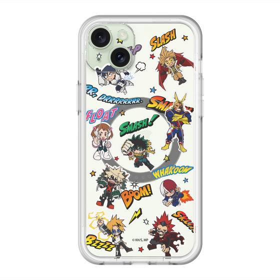 スリムプロテクションプレミアムケース with MagSafe［ 僕のヒーローアカデミア - アメコミ ］