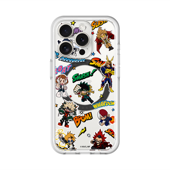 スリムプロテクションプレミアムケース with MagSafe［ 僕のヒーローアカデミア - アメコミ ］