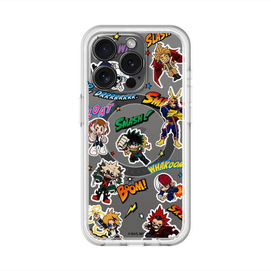 スリムプロテクションプレミアムケース with MagSafe［ 僕のヒーローアカデミア - アメコミ ］