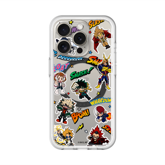 スリムプロテクションプレミアムケース with MagSafe［ 僕のヒーローアカデミア - アメコミ ］