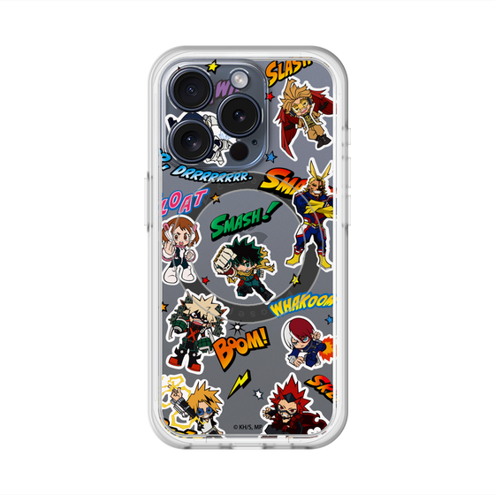 スリムプロテクションプレミアムケース with MagSafe［ 僕のヒーローアカデミア - アメコミ ］