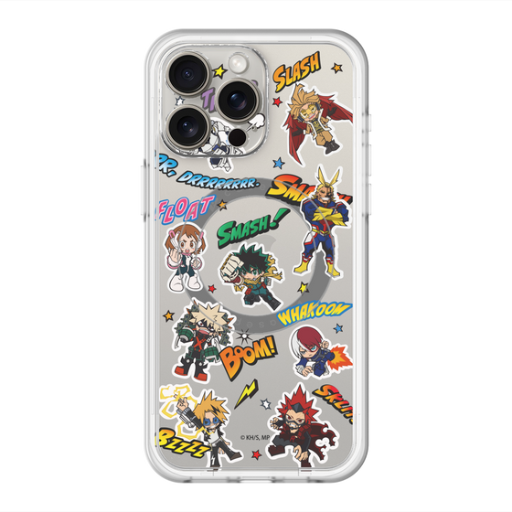 スリムプロテクションプレミアムケース with MagSafe［ 僕のヒーローアカデミア - アメコミ ］
