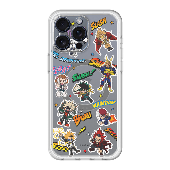 スリムプロテクションプレミアムケース with MagSafe［ 僕のヒーローアカデミア - アメコミ ］