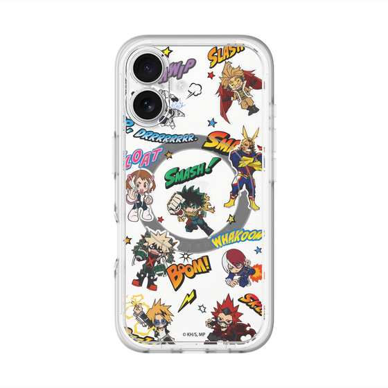 スリムプロテクションプレミアムケース with MagSafe［ 僕のヒーローアカデミア - アメコミ ］