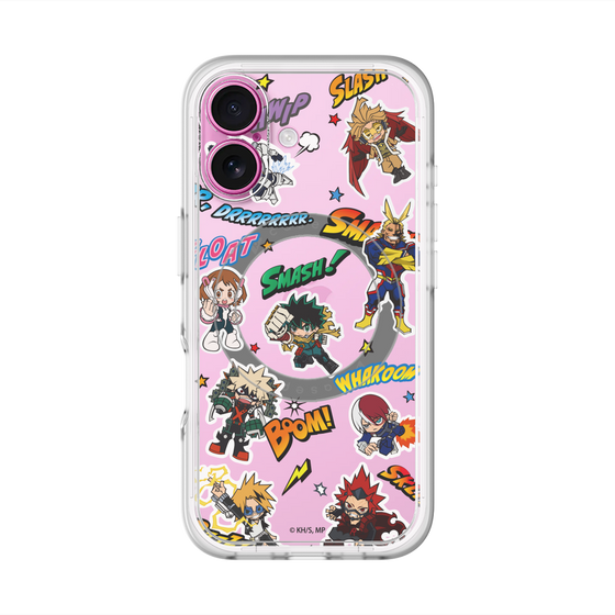 スリムプロテクションプレミアムケース with MagSafe［ 僕のヒーローアカデミア - アメコミ ］