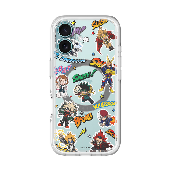 スリムプロテクションプレミアムケース with MagSafe［ 僕のヒーローアカデミア - アメコミ ］