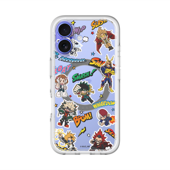 スリムプロテクションプレミアムケース with MagSafe［ 僕のヒーローアカデミア - アメコミ ］