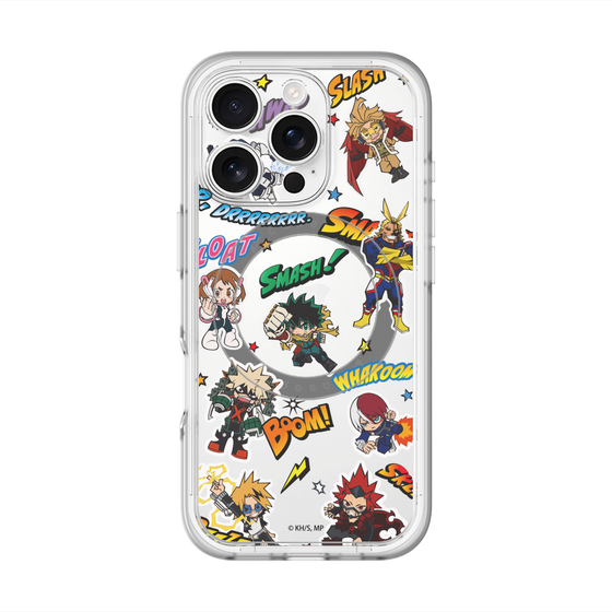 スリムプロテクションプレミアムケース with MagSafe［ 僕のヒーローアカデミア - アメコミ ］