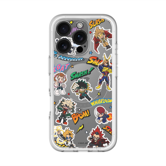 スリムプロテクションプレミアムケース with MagSafe［ 僕のヒーローアカデミア - アメコミ ］