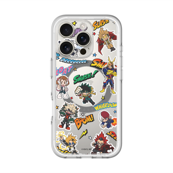 スリムプロテクションプレミアムケース with MagSafe［ 僕のヒーローアカデミア - アメコミ ］