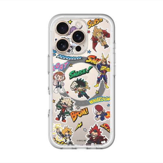 スリムプロテクションプレミアムケース with MagSafe［ 僕のヒーローアカデミア - アメコミ ］