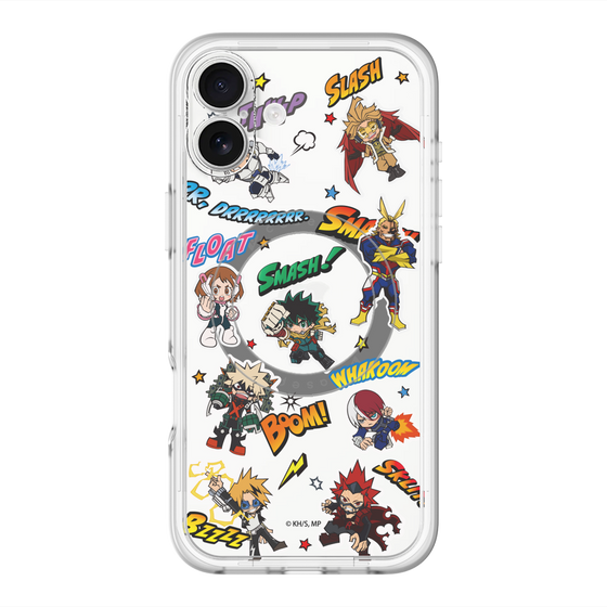 スリムプロテクションプレミアムケース with MagSafe［ 僕のヒーローアカデミア - アメコミ ］