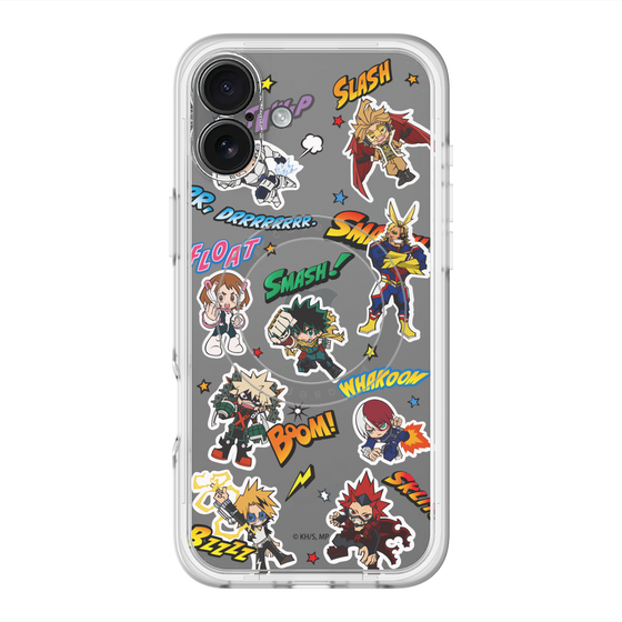 スリムプロテクションプレミアムケース with MagSafe［ 僕のヒーローアカデミア - アメコミ ］