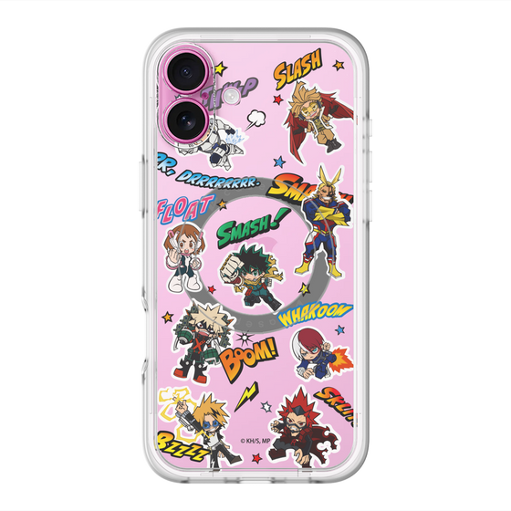 スリムプロテクションプレミアムケース with MagSafe［ 僕のヒーローアカデミア - アメコミ ］