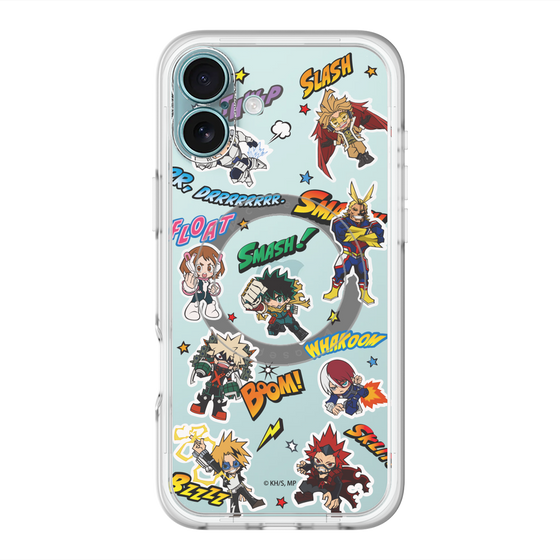 スリムプロテクションプレミアムケース with MagSafe［ 僕のヒーローアカデミア - アメコミ ］