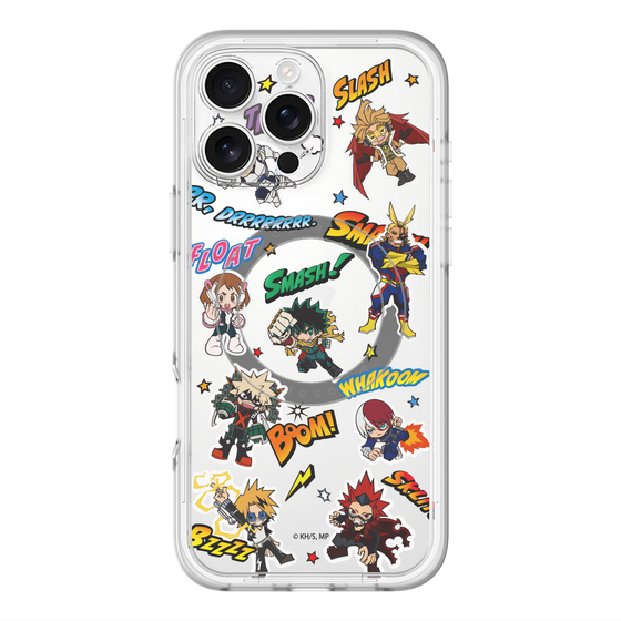 スリムプロテクションプレミアムケース with MagSafe［ 僕のヒーローアカデミア - アメコミ ］