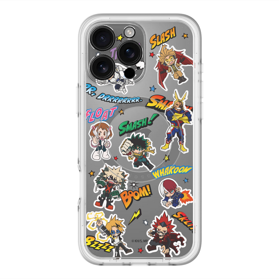 スリムプロテクションプレミアムケース with MagSafe［ 僕のヒーローアカデミア - アメコミ ］