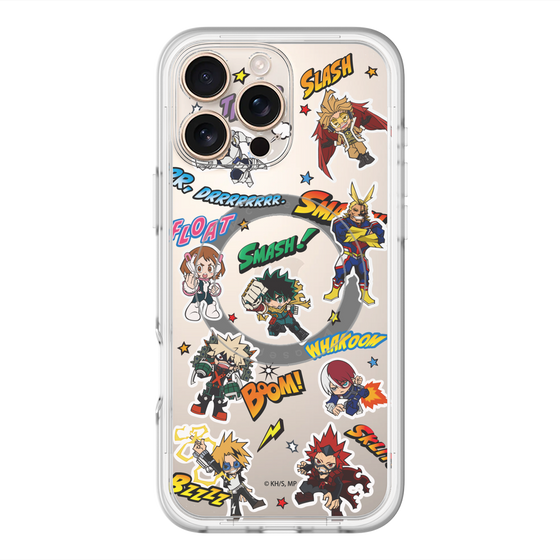 スリムプロテクションプレミアムケース with MagSafe［ 僕のヒーローアカデミア - アメコミ ］