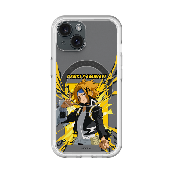 スリムプロテクションプレミアムケース with MagSafe［ 僕のヒーローアカデミア - ポップ - 上鳴 電気 ］