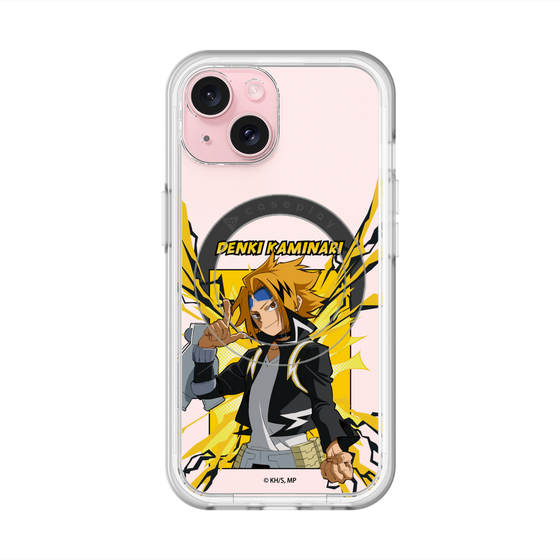 スリムプロテクションプレミアムケース with MagSafe［ 僕のヒーローアカデミア - ポップ - 上鳴 電気 ］