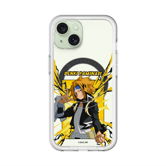 スリムプロテクションプレミアムケース with MagSafe［ 僕のヒーローアカデミア - ポップ - 上鳴 電気 ］