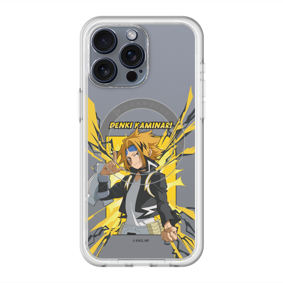 スリムプロテクションプレミアムケース with MagSafe［ 僕のヒーローアカデミア - ポップ - 上鳴 電気 ］