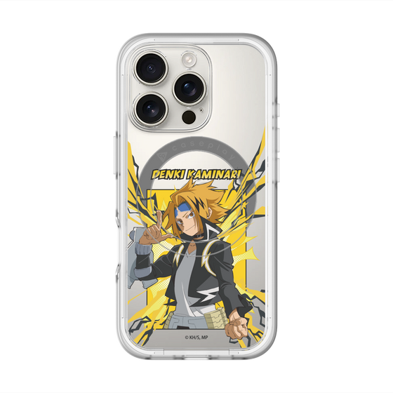 スリムプロテクションプレミアムケース with MagSafe［ 僕のヒーローアカデミア - ポップ - 上鳴 電気 ］