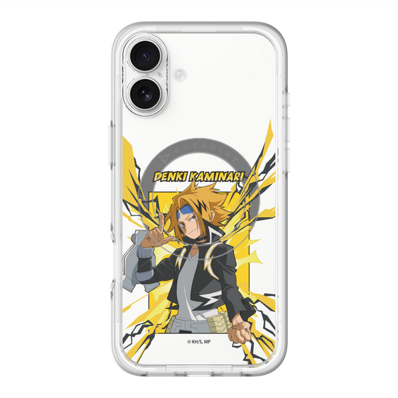 スリムプロテクションプレミアムケース with MagSafe［ 僕のヒーローアカデミア - ポップ - 上鳴 電気 ］