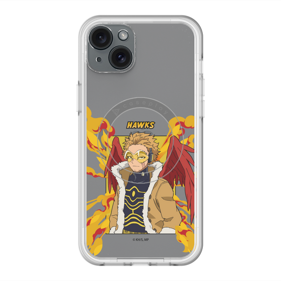 スリムプロテクションプレミアムケース with MagSafe［ 僕のヒーローアカデミア - ポップ - ホークス ］