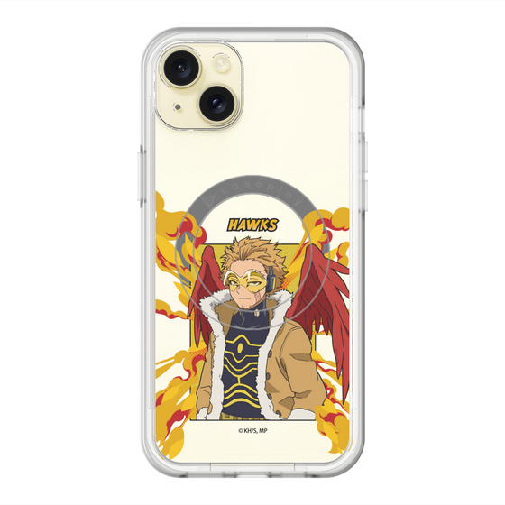 スリムプロテクションプレミアムケース with MagSafe［ 僕のヒーローアカデミア - ポップ - ホークス ］