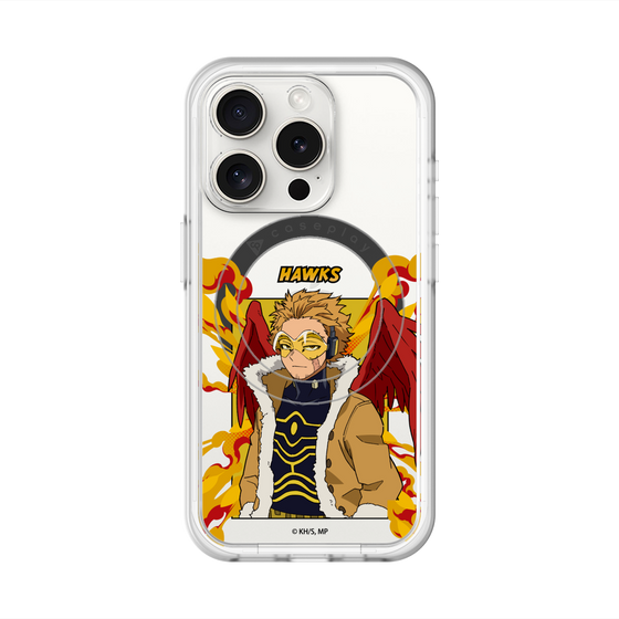 スリムプロテクションプレミアムケース with MagSafe［ 僕のヒーローアカデミア - ポップ - ホークス ］