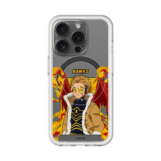 スリムプロテクションプレミアムケース with MagSafe［ 僕のヒーローアカデミア - ポップ - ホークス ］