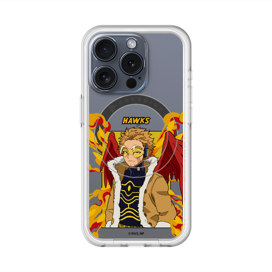 スリムプロテクションプレミアムケース with MagSafe［ 僕のヒーローアカデミア - ポップ - ホークス ］