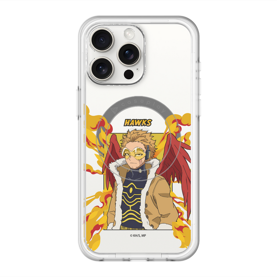 スリムプロテクションプレミアムケース with MagSafe［ 僕のヒーローアカデミア - ポップ - ホークス ］