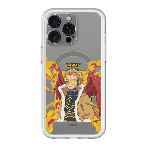 スリムプロテクションプレミアムケース with MagSafe［ 僕のヒーローアカデミア - ポップ - ホークス ］