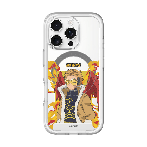 スリムプロテクションプレミアムケース with MagSafe［ 僕のヒーローアカデミア - ポップ - ホークス ］