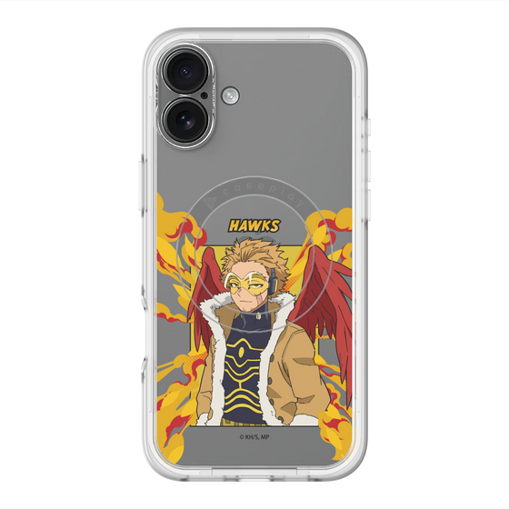 スリムプロテクションプレミアムケース with MagSafe［ 僕のヒーローアカデミア - ポップ - ホークス ］