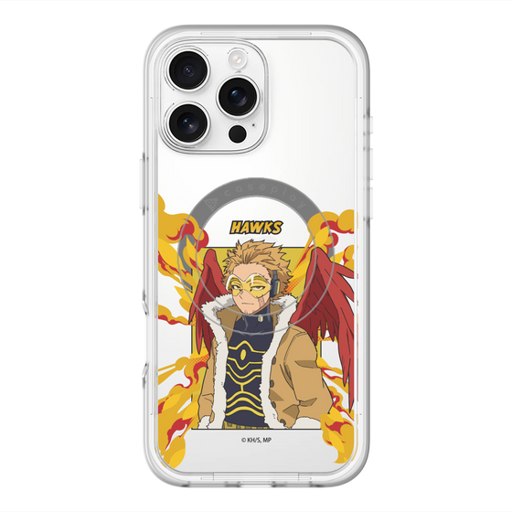 スリムプロテクションプレミアムケース with MagSafe［ 僕のヒーローアカデミア - ポップ - ホークス ］