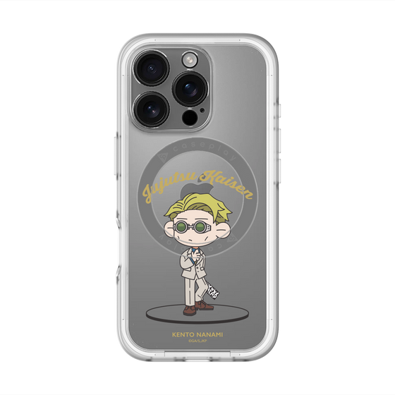 スリムプロテクションプレミアムケース with MagSafe［ 呪術廻戦 - ミニキャラ - 七海 建人 ］