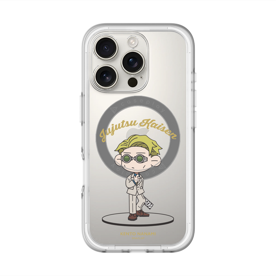 スリムプロテクションプレミアムケース with MagSafe［ 呪術廻戦 - ミニキャラ - 七海 建人 ］
